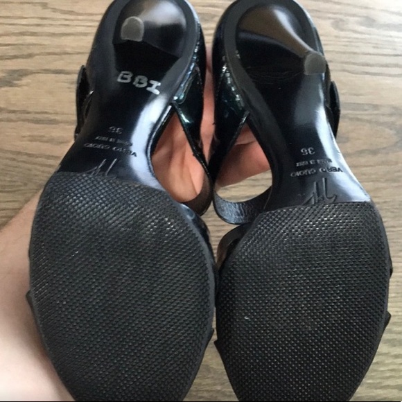 Giuseppe Zanotti Holographic Metallic Sandal Heels - Picture 5 of 6